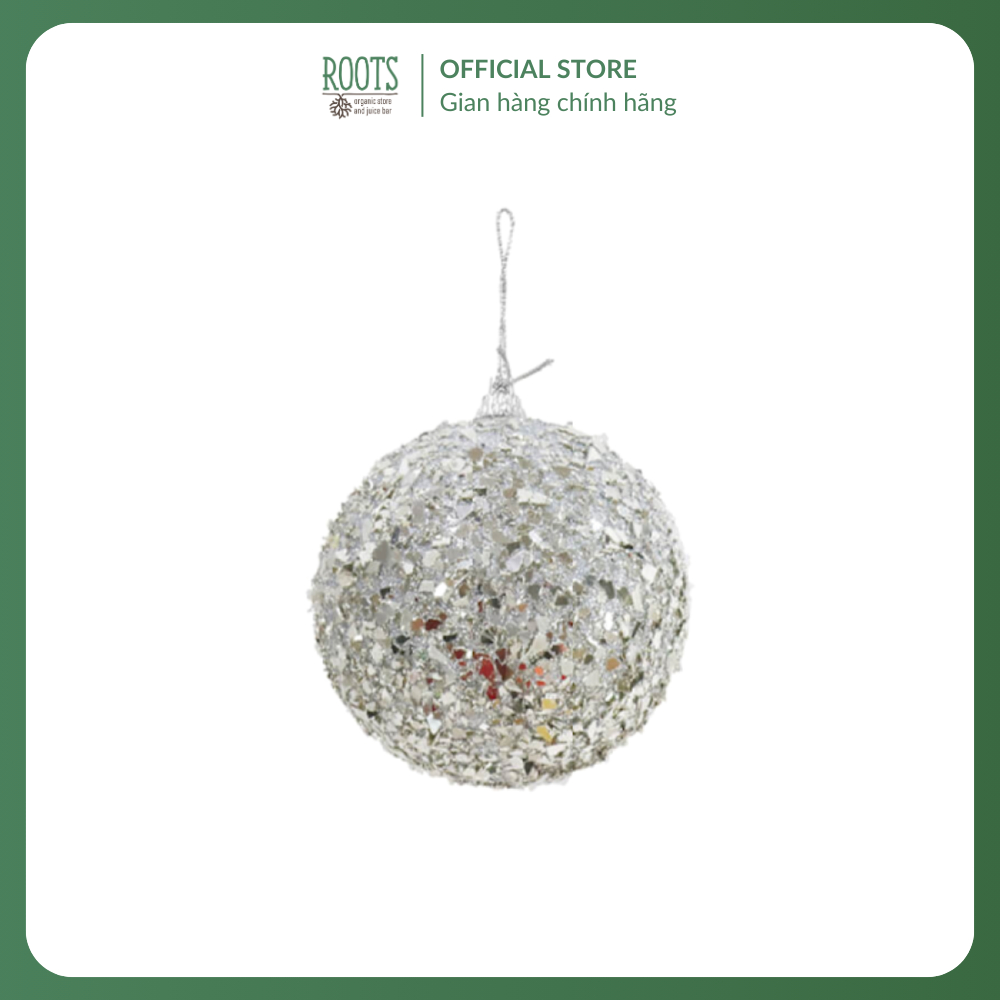 (Ship hỏa tốc) UNCLE BILLS - Quả Châu Gắn Vụn Gương Trang Trí Giáng Sinh (Nhiều Mẫu), Mirror Bauble 