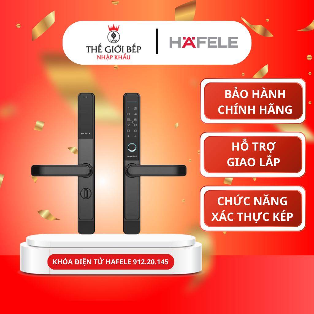 KHÓA ĐIỆN TỬ CỬA NHÔM HAFELE DL6600 912.20.145