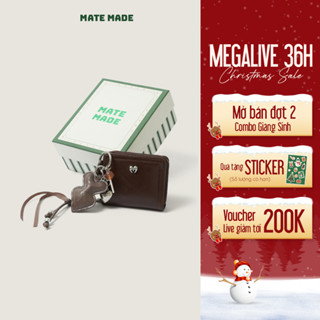   COMBO QUÀ  MATE MADE Mini Gift Box - Ví Pillow + Charm Double Heart 