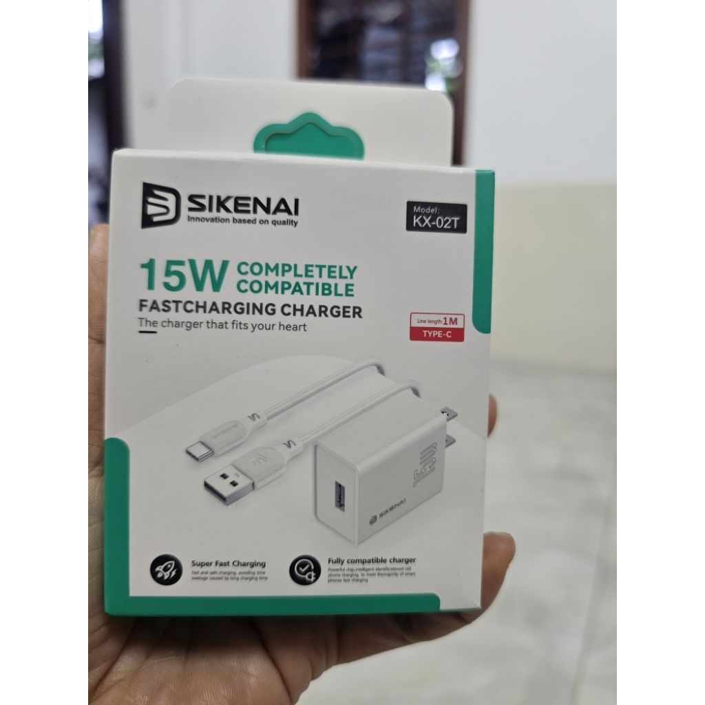 ​📱 BỘ SẠC NHANH 15W SIKENAI KX-02T (USB to Type-C)