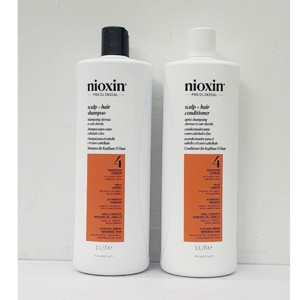 Dầu gội xả chống rụng tóc Nioxin System 4 1000mlx2