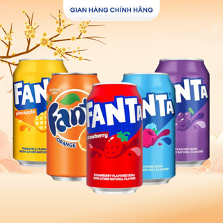 Nước Ngọt Fanta Mỹ 355ml  Nhiều Vị  