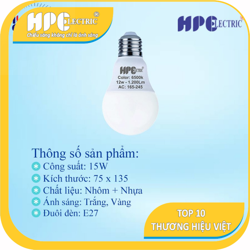 15w-MUA 10 TẶNG 2 BÓNG BULB TRÒN 15W CHỐNG NƯỚC SIÊU RẺ -H198 )