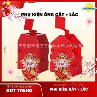  Sỉ 100c Phụ kiện gật đầu ông thần tài  Con lắc thần tài con gật thần tài  dây đuổi treo thần tài 