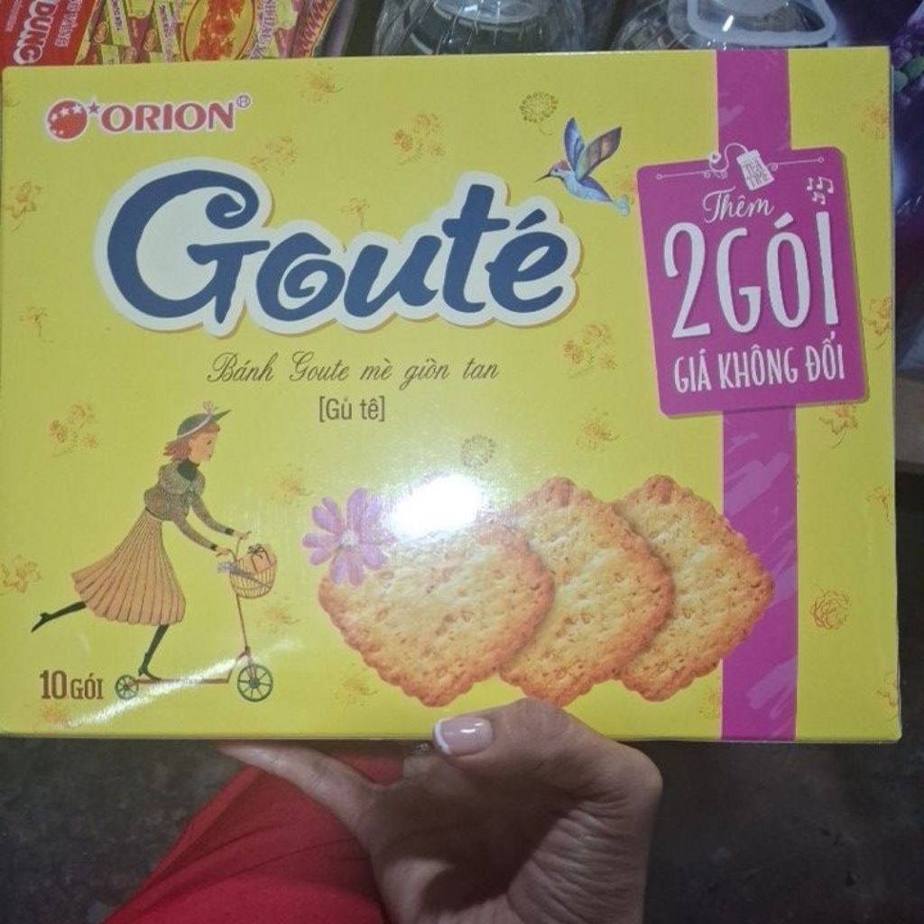 bánh quy mè dừa Goute