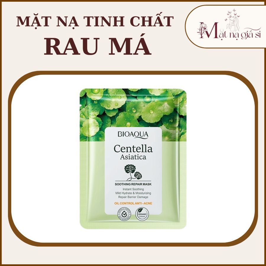 [Lẻ 1 Miếng]  Mặt Nạ Tinh Chất Rau Má Centella Dành Cho Da Dầu Mụn.