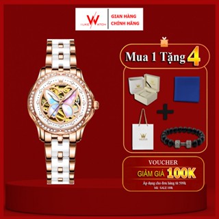  ĐỒNG HỒ NỮ OLEVS LỘ CƠ AUTOMATIC NGŨ SẮC CHÍNH HÃNG SANG TRỌNG CHỐNG NƯỚC PHONG CÁCH HIỆN ĐẠI 