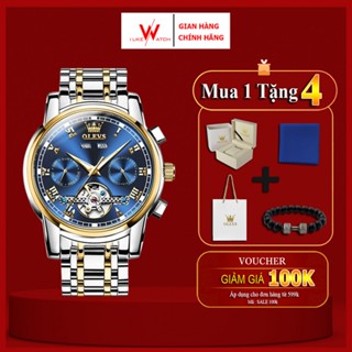  ĐỒNG HỒ NAM LỘ CƠ OLEVS AUTOMATIC DÂY THÉP KHÔNG GỈ,ĐỒNG HỒ ĐEO TAY CHỐNG NƯỚC CHÍNH HÃNG CAO CẤP 