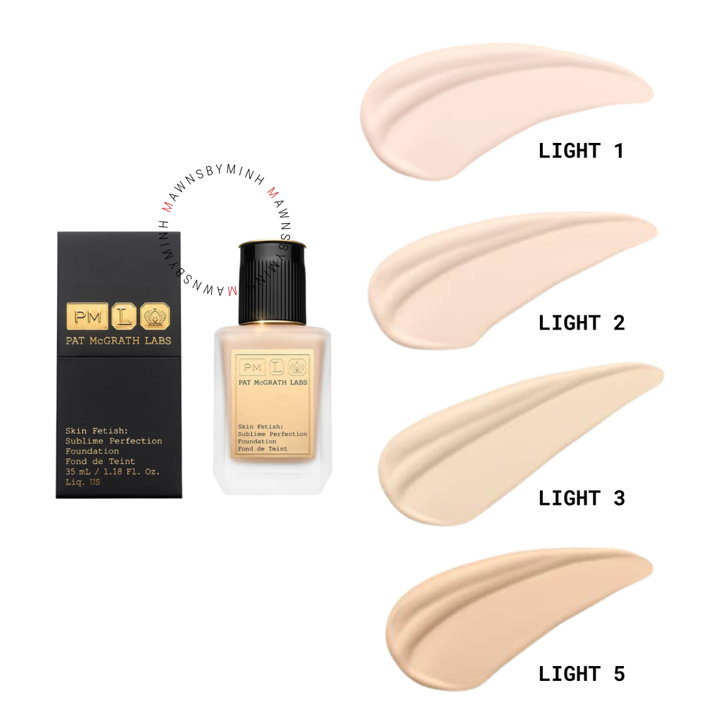 Kem nền Pat McGrath Sublime Perfection Foundation Fullsize 35ml Light 1 - Light 2 - Light 3 - Light 