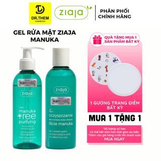  Sữa Rửa Mặt Ziaja Manuka Cho Da Dầu Mụn Trứng Cá Tree Purifying Normalising Cleansing Gel 200ml - Dr Thêm- Dr Thêm 