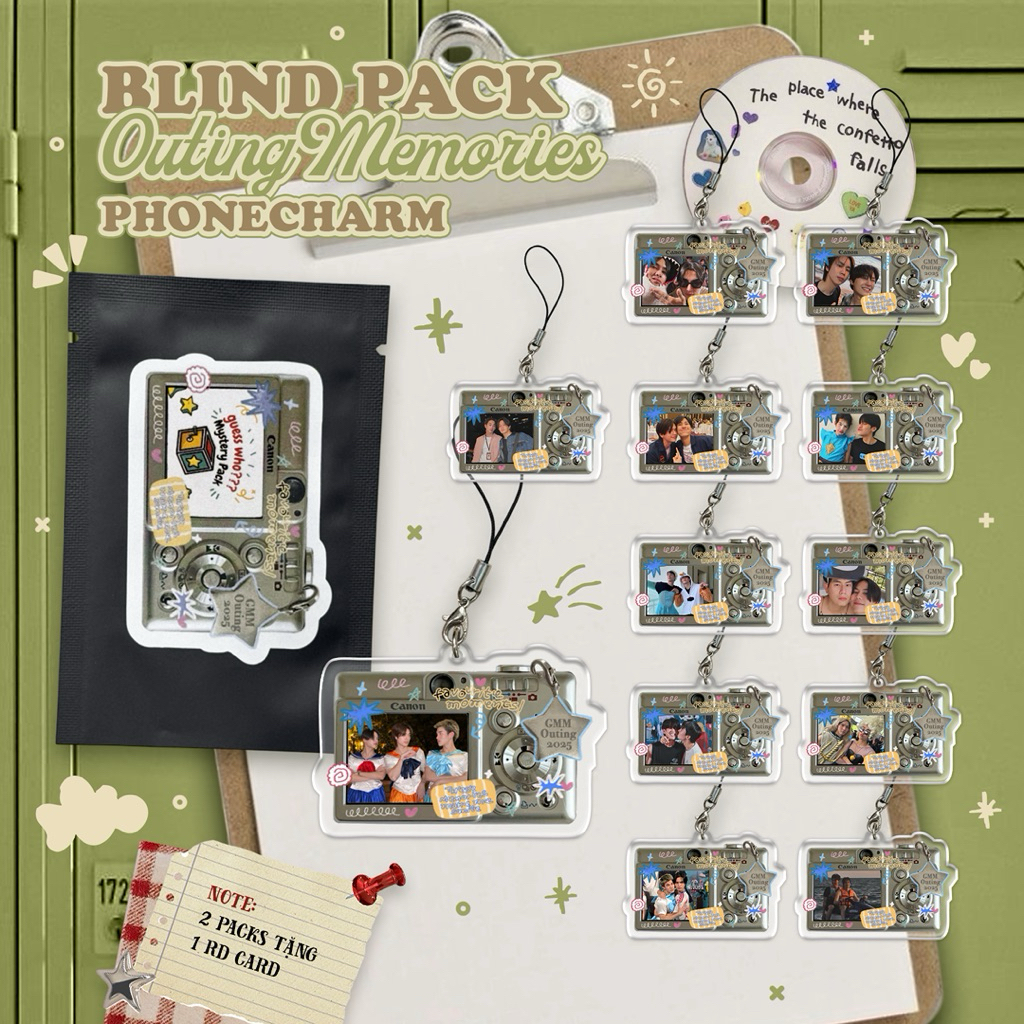 Outing 25 Phonecharm BlindPack OTP | KNITTIEGOODS