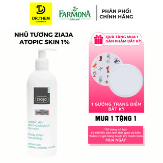  Nhũ Tương Ziaja Med Mượt Da Toàn Thân 1% Urê Ziaja Med Atopic Skin 400ml -  Kem Dưỡng - Dưỡng ẩm- Dr Thêm 