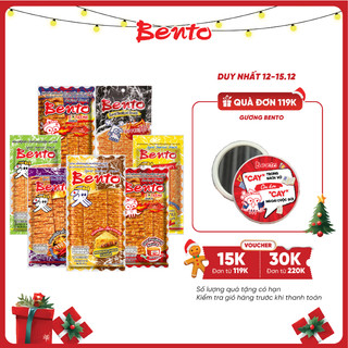  Snack Mực Bento Hải Sản Nhiều Vị Gói Lớn  18Gr - 22Gr Gói  Ăn Vặt Văn Phòng Siêu Cay Chuẩn Thái Lan 