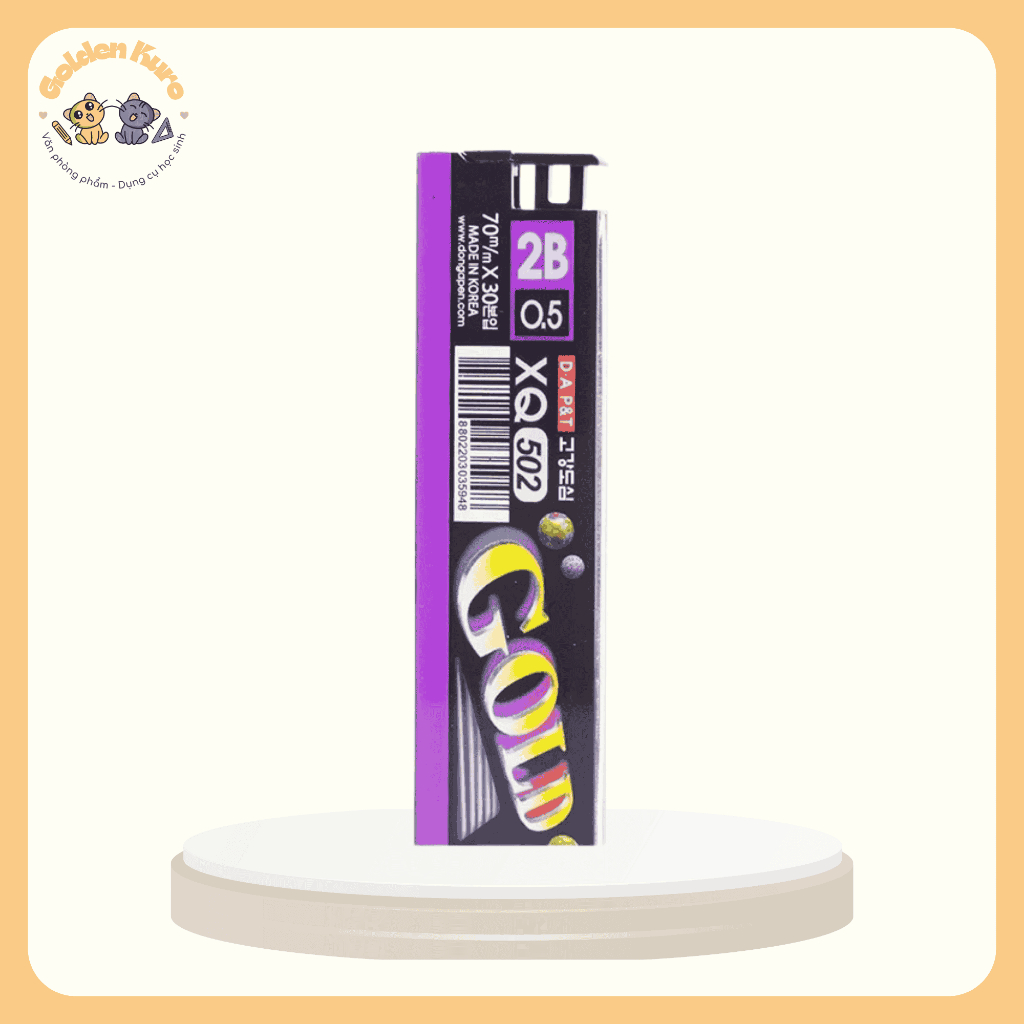 Ruột Chì 2B 0.5 mm Gold