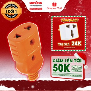  Phích Cắm Đầu Âm SOPOKA Chịu Tải Tốt Lồng Nhựa Bảo Vệ Bảo Hành 2 Năm 