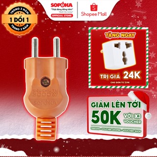  Phích Cắm Siêu Tải SOPOKA P3000W2+ Chống Vỡ Chịu Nhiệt Chịu Tải Cao 3000W Bảo Hành 2 Năm 