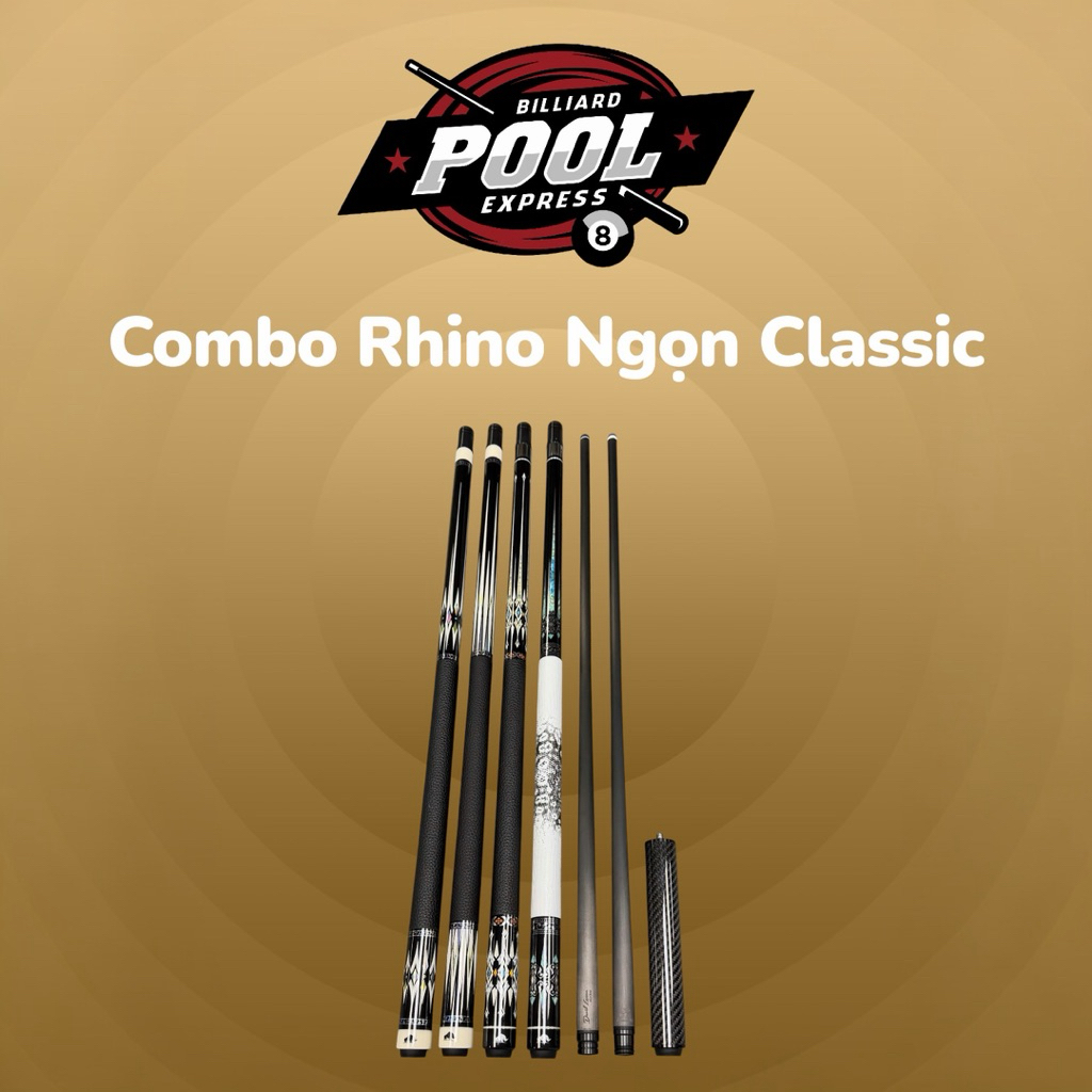 Combo chuôi Rhino mộc ngọn David Loman/ Jflowers Classic 2024 (Chính hãng) Option kèm nối