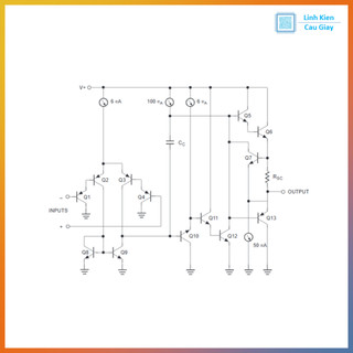 IC khuếch đại thuật toán LM358 SOP8–SMD