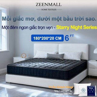  ZEEN Nệm Lò Xo Túi Độc Lập 20cm Cao Cấp 1m8x2m Thoáng Khí Mát Mẻ Gửi gối đệm giường 