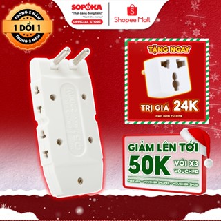  Ổ Chia Điện SOPOKA Q3T-Q5T Chống Tuột Phích 3-5 Cổng Đa Năng Siêu Gọn Siêu Tiết Kiệm Bảo Hành 2 Năm 