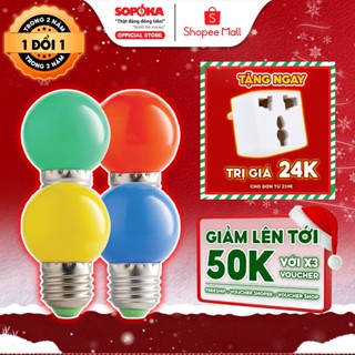  Bóng Đèn LED Trang Trí SOPOKA G45 Nhiều Màu Tiết Kiệm Điện Ánh Sáng Đẹp Bảo Hành 2 Năm 