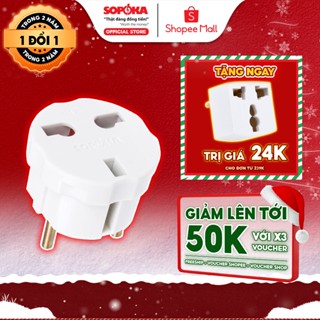  Đầu Chuyển Đổi SOPOKA UK Chuẩn Anh P16   P16X Cắm Thiết Bị 3 Chân Tại Việt Nam Gọn Nhẹ Dễ Dùng Bảo Hành 2 Năm 
