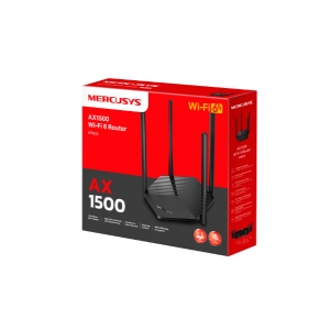Phát Wifi MERCUSYS MR60X AX1500 Chính hãng (4 anten, 1501Mbps, 1WAN, 2LAN)