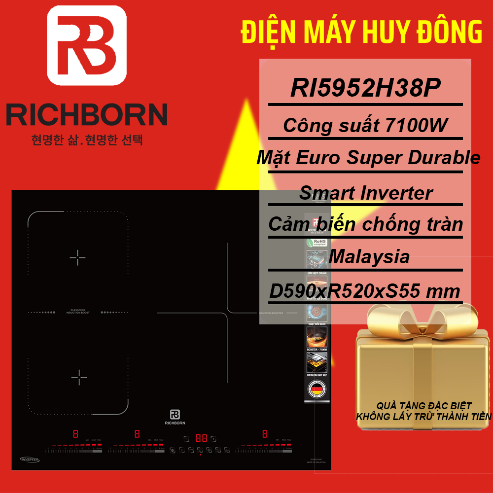 Bếp Từ Ba RICHBORN RI5952H38P Flex