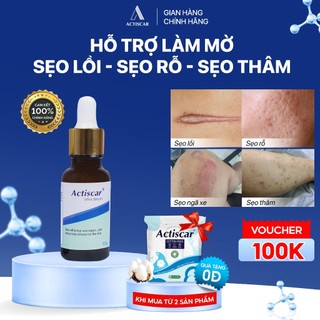  Serum sẹo làm mờ sẹo lồi sẹo lõm sẹo rỗ sẹo thâm mụn phù hợp với mọi làn da Actiscar 15g 