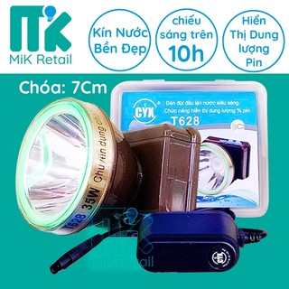 Đèn Pin Đội Đầu CYX T628 Chống Nước – LED Siêu Sáng, Pin Trâu, Dùng Khi Mưa, Câu Cá, Đi Rừng