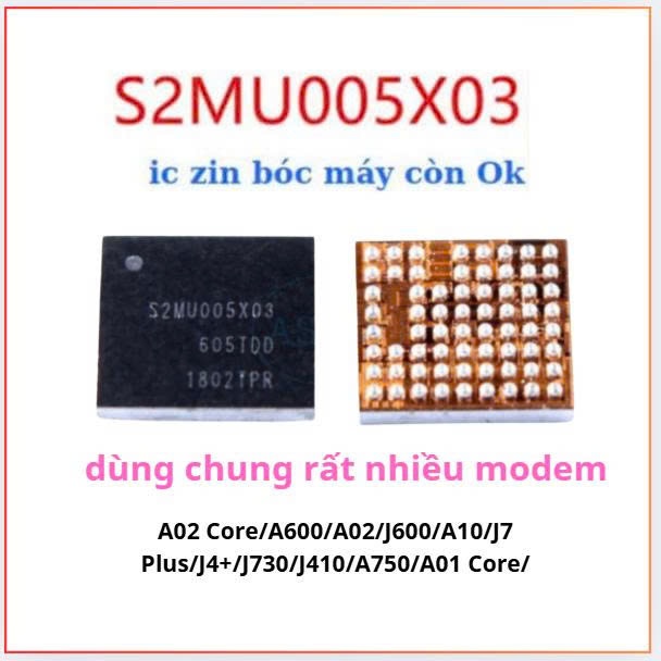 ic S2MU005X03 ic nguon SS, ic cũ bóc máy