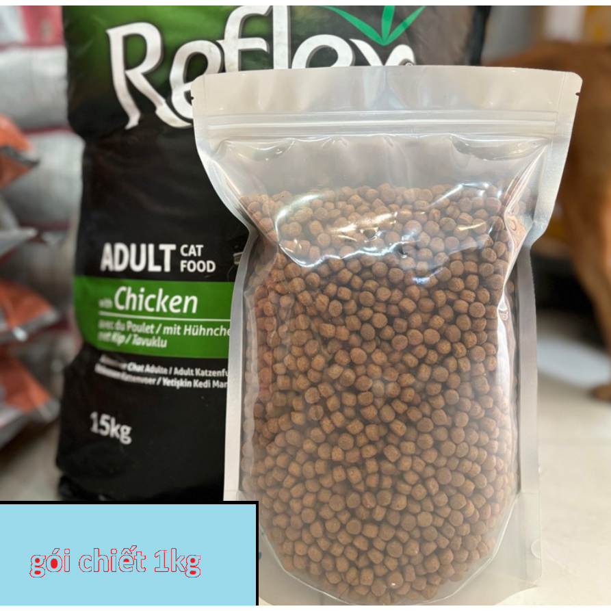 [CHIẾT 1KG] Hạt REFLEX cho mèo con, trưởng thành vị gói Chiết 1kg - Hạt chất lượng dành cho Mèo