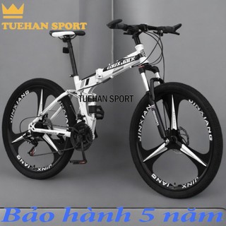  xe đạp gấp lauxjack. 26 inch 21 tốc độ thay đổi giảm xóc phanh đĩa xe đạp sinh viên leo núi lauxjack  nâng cấp giảm sóc 