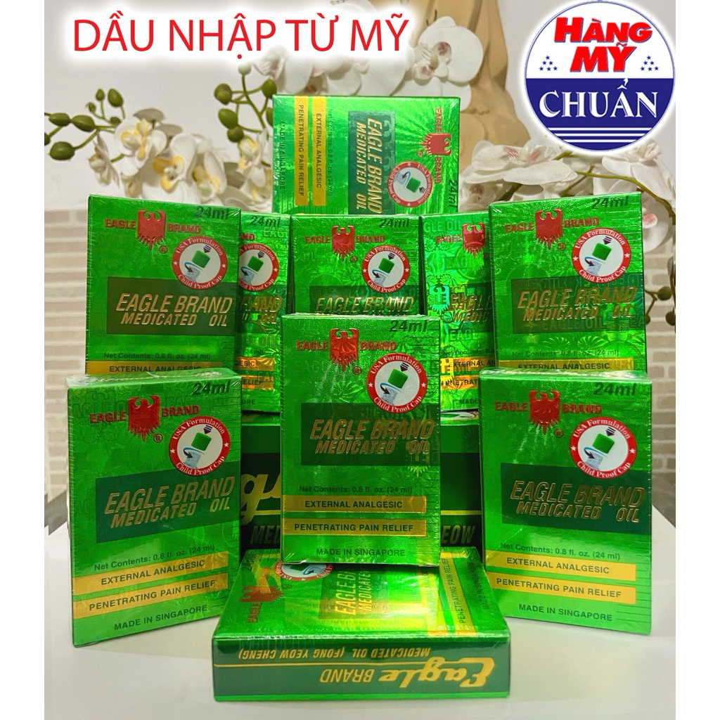 [Hàng Mỹ - Date 2030] dầu gió xanh con ó Mỹ 2 nắp 24ml