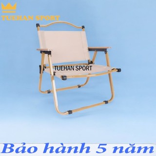  Ghế dã ngoại camping gấp gon TUEHAN  Ghế cafe ,du lịch ban công câu cá khung nhôm tay cầm gỗ bền bỉ BÀO HÀNH 5 NĂM 