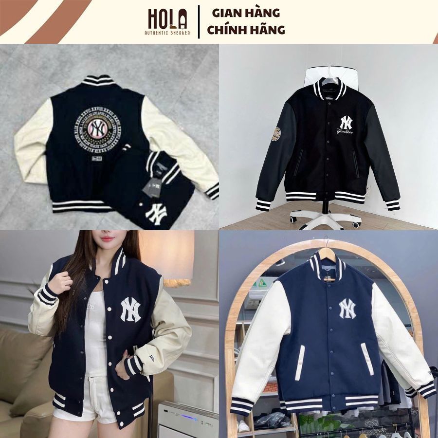 [ Chính hãng ] ÁO Bomber Jacket new era MLB chuẩn auth giá tốt, kiểu dáng hàn quốc, trẻ trung năng đ