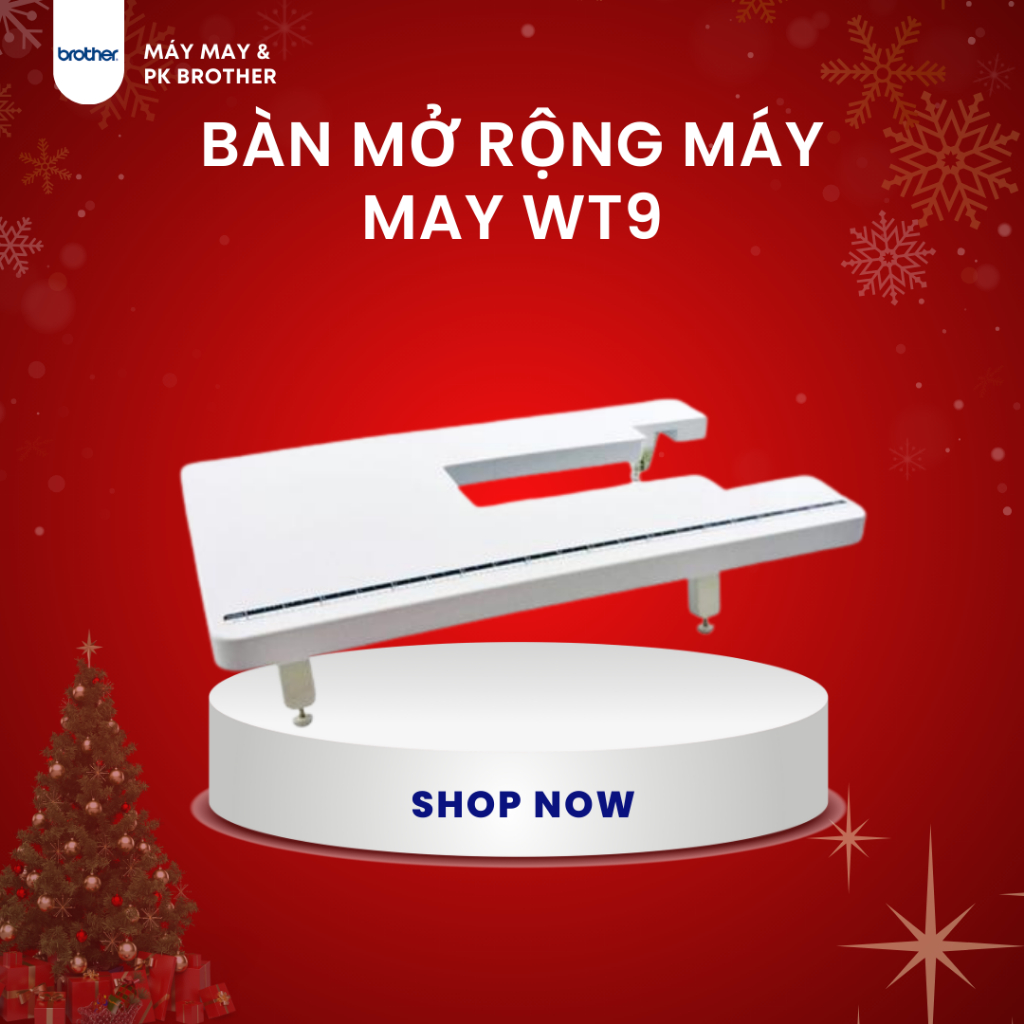 PHỤ KIỆN Bàn Mở Rộng Vùng May Brother WT9 ( CHỈ GẮN VỪA MÁY GS2500 / GS2700 / AS2730S)