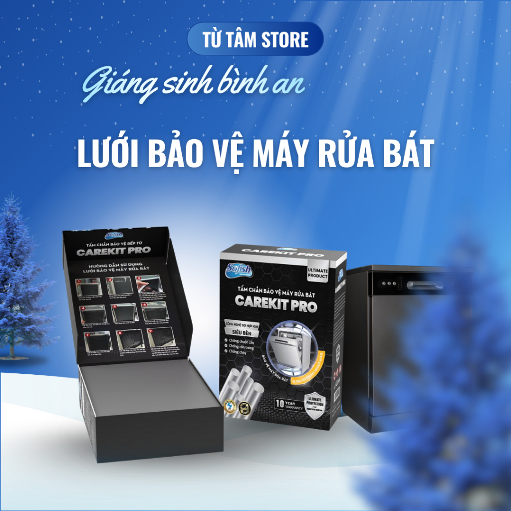 Lưới bảo vệ máy rửa bát 8 bộ/12-15 bộ Sofish Carekit CKP-010/CKP-015