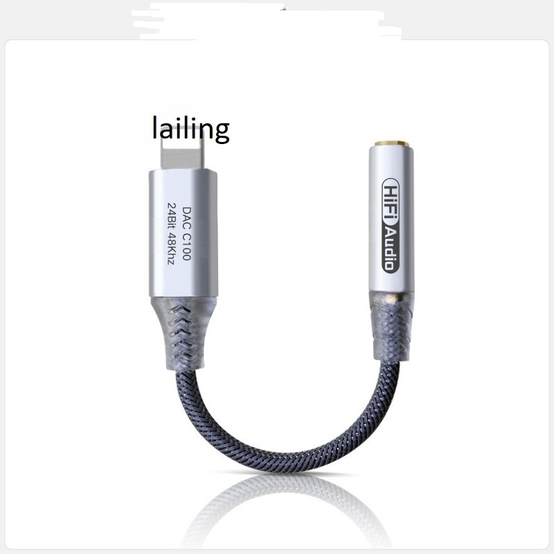Jack DAC C100 L chuyển  điện thoại sang 3.5