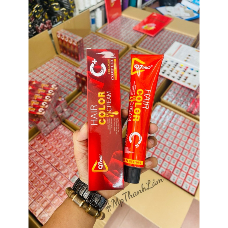 Thuốc nhuộm tóc Q7 pro 100ml ĐỦ MÀU