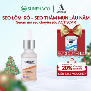  Serum Sẹo Lõm ACTISCAR 20ml Làm Phẳng Và Làm Mờ Sẹo Lõm Sẹo Rỗ Sẹo Mụn Lâu Năm 