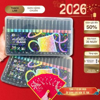  Hỏa Tốc Bút Marker Acrylic 9053F ngòi to kim tuyến dạ quang màu tô vẽ trang trí màu vẽ sáng tạo 