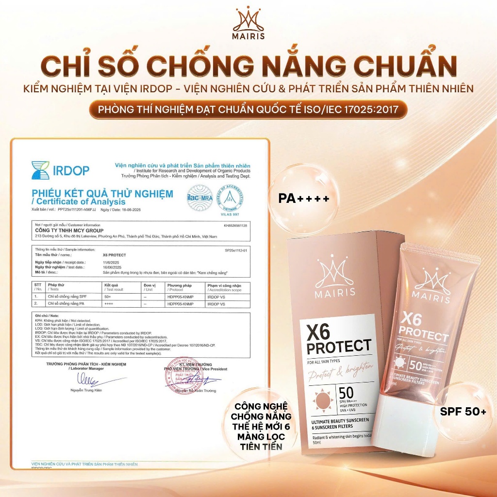 KEM CHỐNG NẮNG X6 – PROTECT