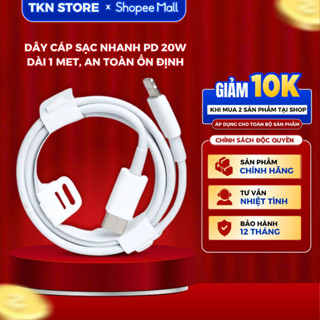  Cáp sạc nhanh PD 20W dành cho lP6 ĐẾN lP14 và lP15- lP16  Cao cấp ổn định Bảo hành 12 tháng TKN 