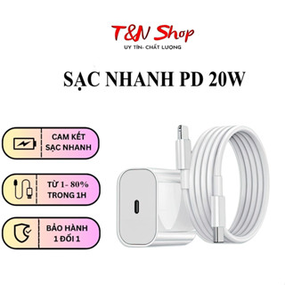 Sạc nhanh PD 20W (USB- C) Loại Tốt, Không Nóng Máy ,An Toàn Ổn Định bảo hành 12 tháng, TKN