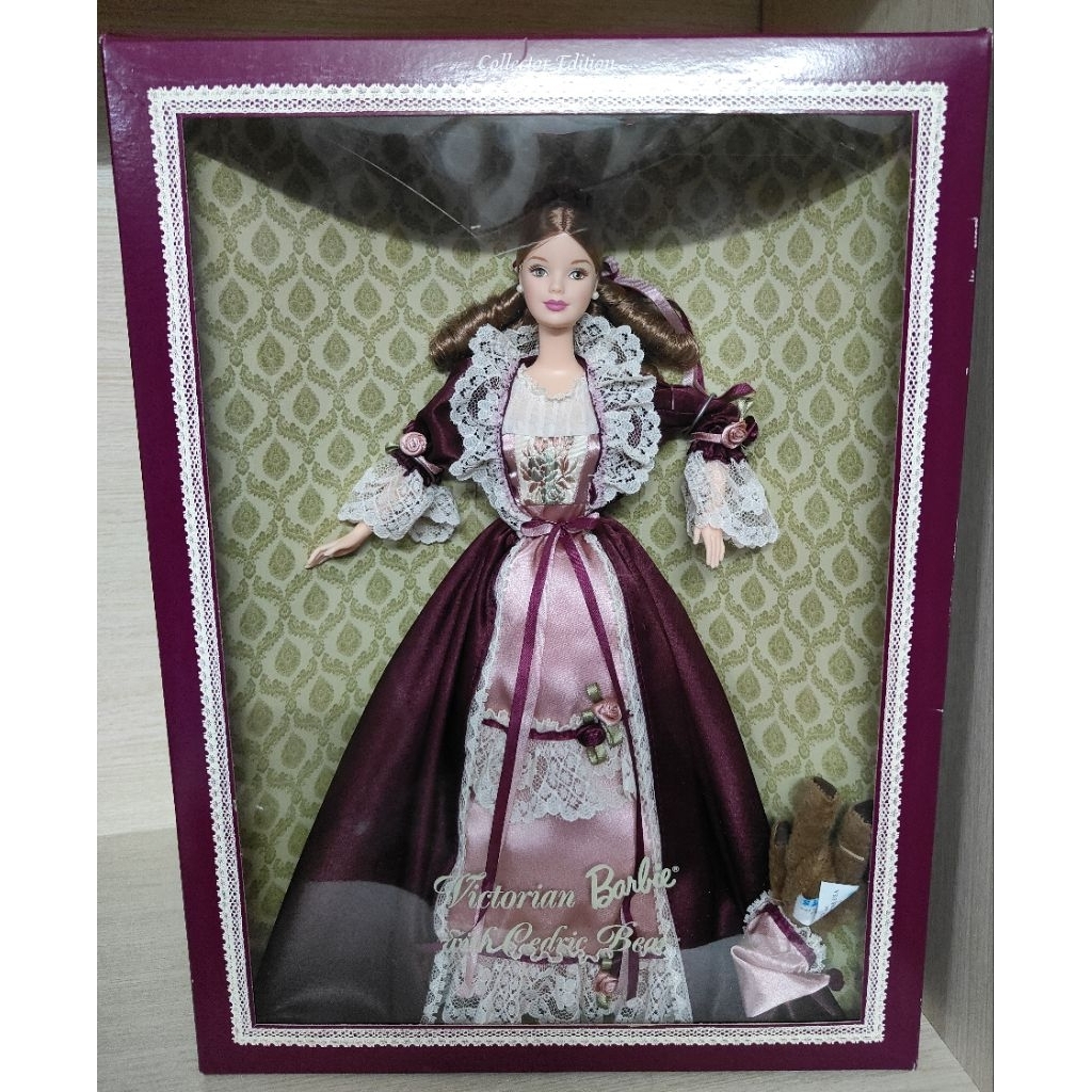 Búp bê Barbie Victorian doll with Cedric Bear 1999