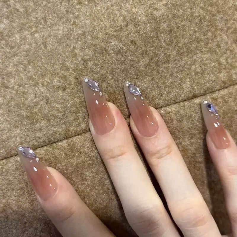 Móng tay giả, nailbox bộ 30 móng đủ size cho mọi form tay - Mã G97