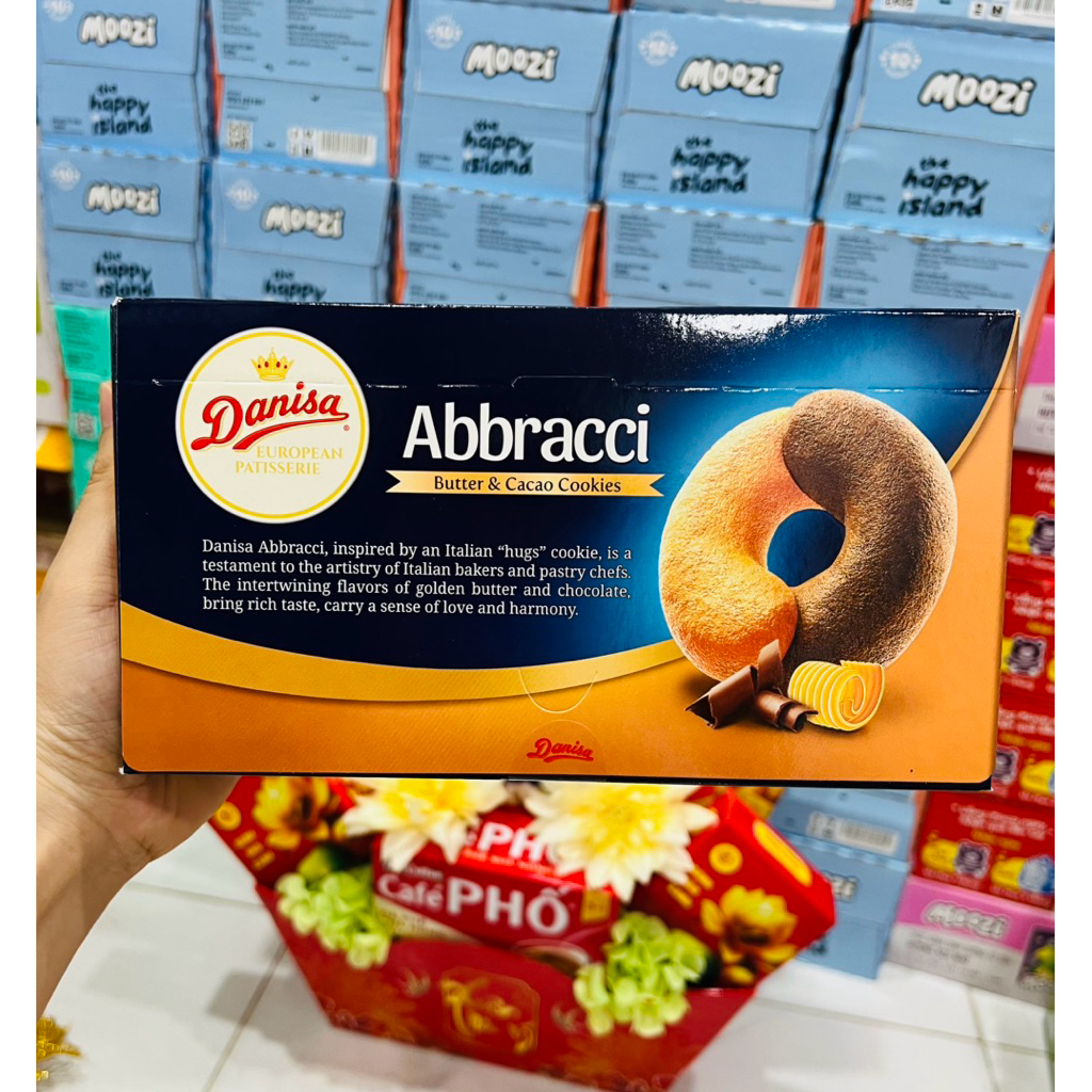 Bánh Quy Danisa Abbracci Hộp 168G bánh danisa bánh quy hộp bánh danisa hộp