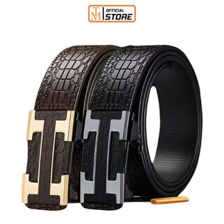  Thắt lưng nam da PU khóa tự động dây luồn trong phong cách hiện đại TL89 
