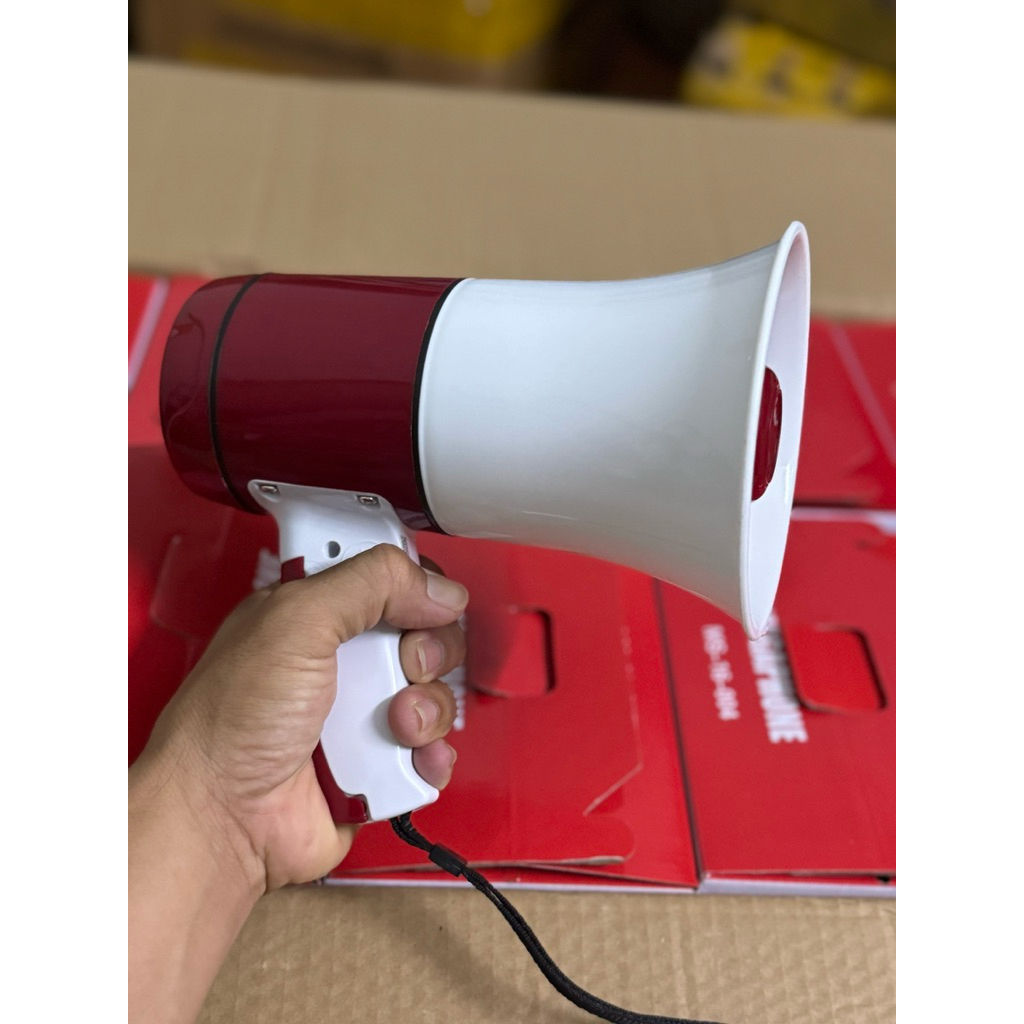 Loa Phóng Thanh Bán Hàng,Rao Vặt.Có Ghi Âm,Khe Cắm USB,Còi Báo Động